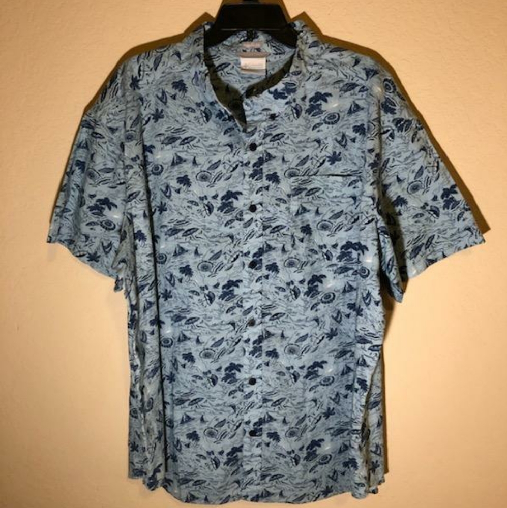 Columbia Short Sleeve Button Up